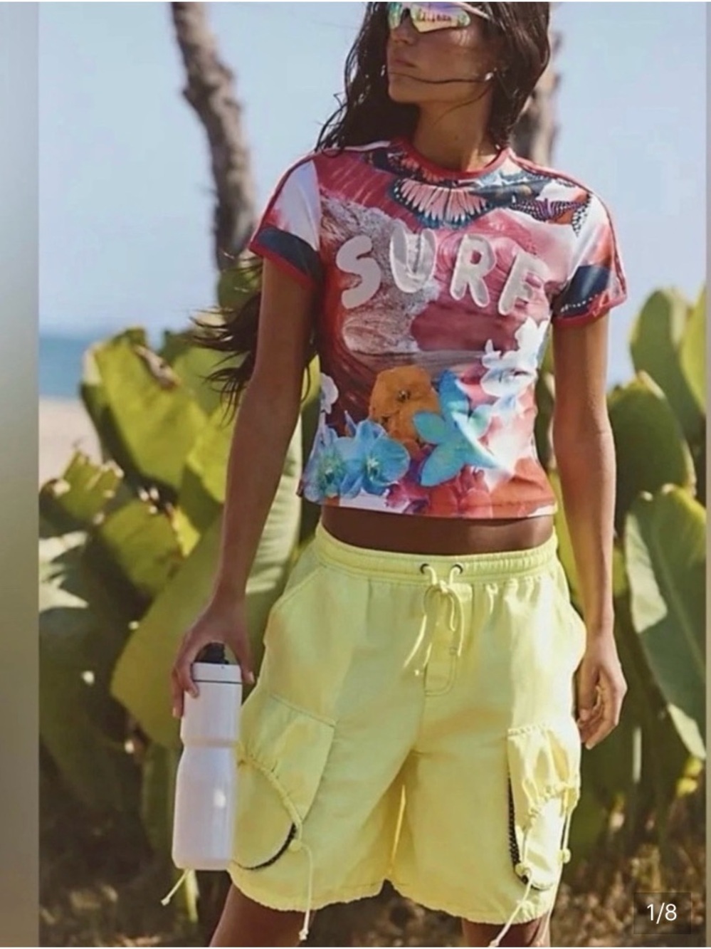 FP Movement Free People In A Cinch Shorts Sour Citrus Woman’s size Medium